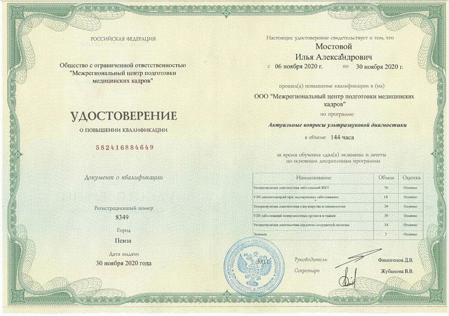 Мостовой Илья Александрович