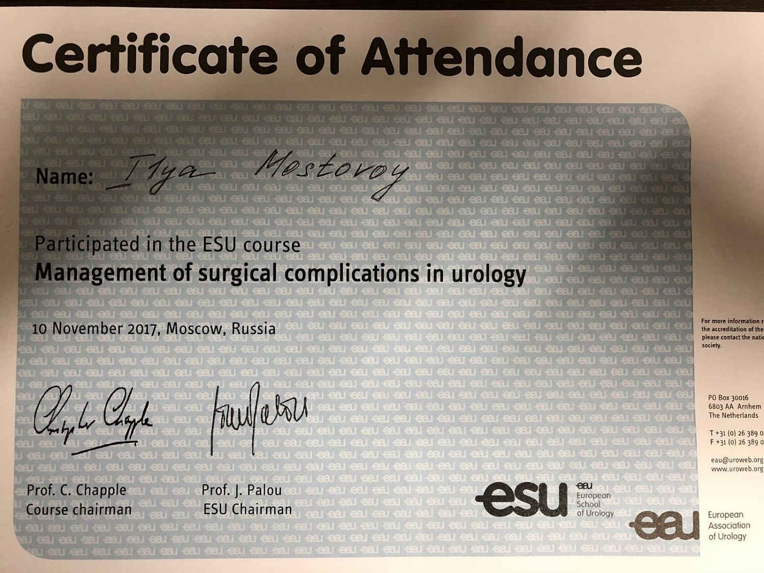 Мостовой Илья Александрович