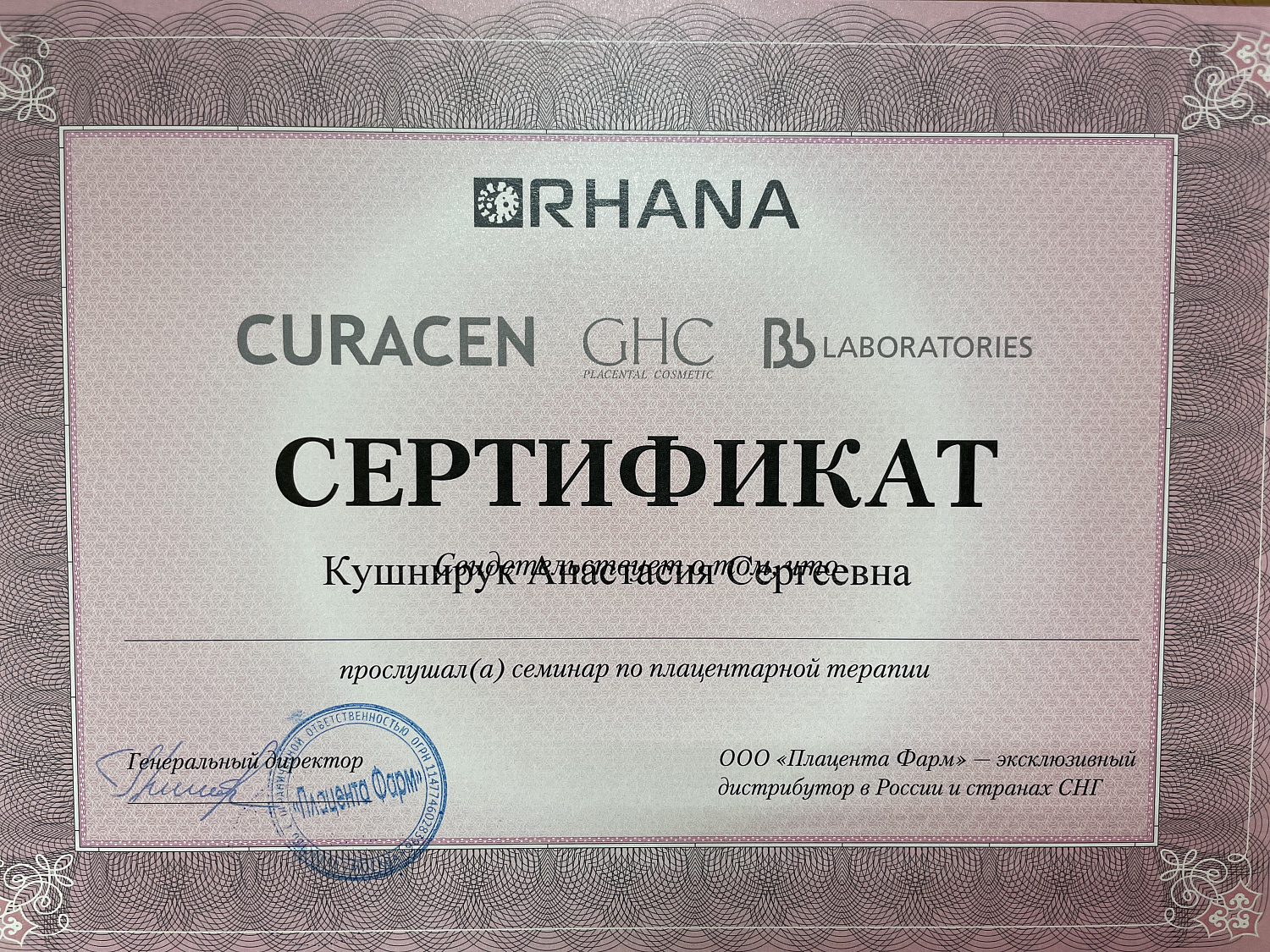 Кушнирук Анастасия Сергеевна