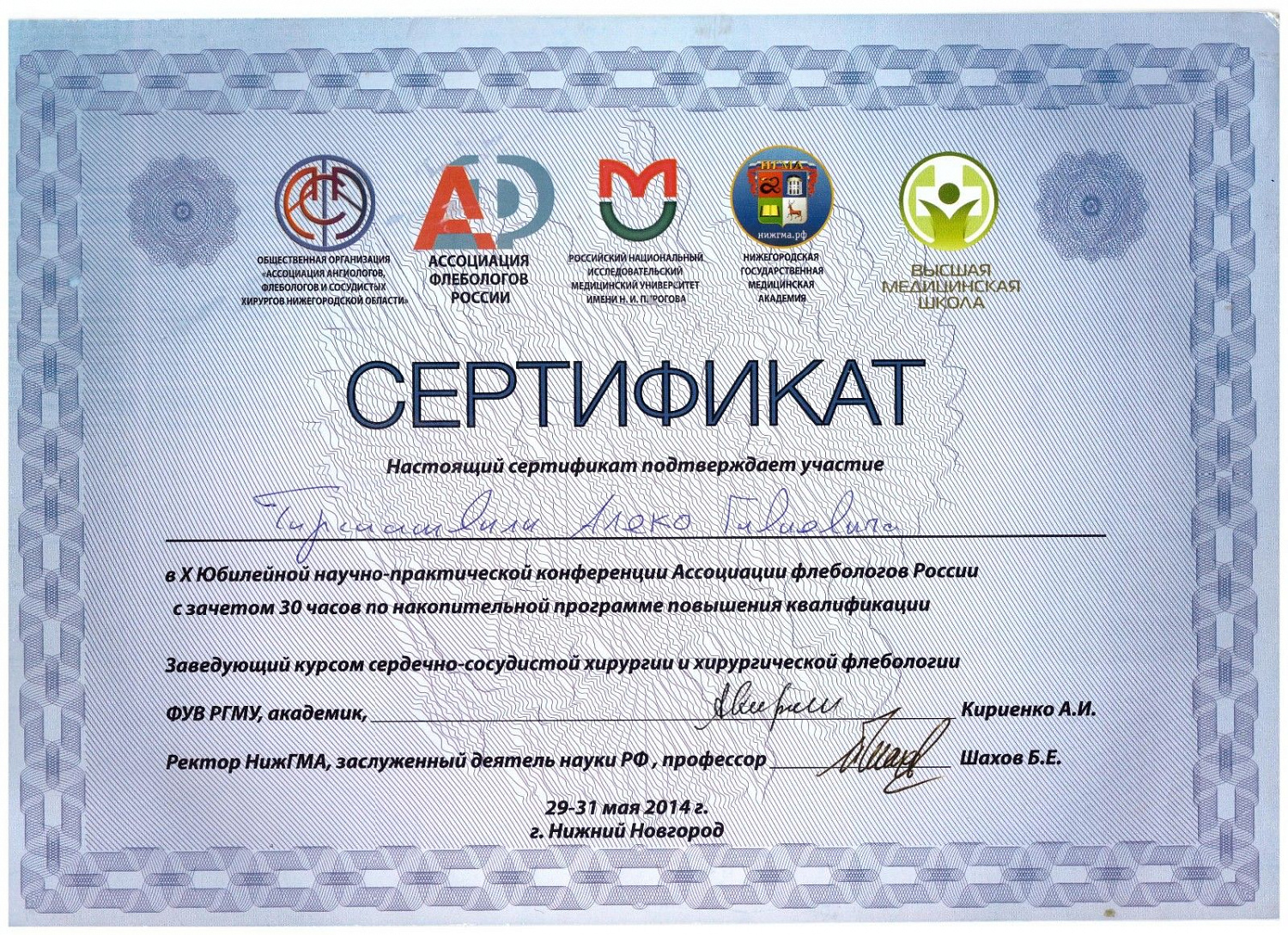 Гирсиашвили Алеко Гивиевич